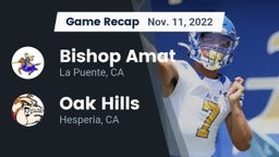 Recap: Bishop Amat  vs. Oak Hills  2022