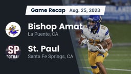 Recap: Bishop Amat  vs. St. Paul  2023