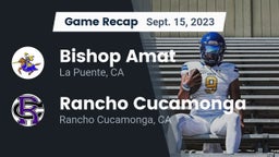 Recap: Bishop Amat  vs. Rancho Cucamonga  2023