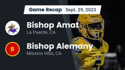 Recap: Bishop Amat  vs. Bishop Alemany  2023