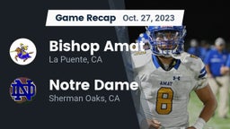 Recap: Bishop Amat  vs. Notre Dame  2023