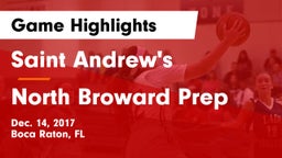 Saint Andrew's  vs North Broward Prep Game Highlights - Dec. 14, 2017