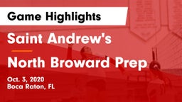 Saint Andrew's  vs North Broward Prep  Game Highlights - Oct. 3, 2020