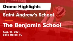 Saint Andrew's School vs The Benjamin School Game Highlights - Aug. 23, 2021