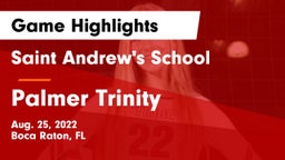 Saint Andrew's School vs Palmer Trinity Game Highlights - Aug. 25, 2022