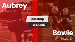 Matchup: Aubrey  vs. Bowie  2017