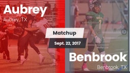Matchup: Aubrey  vs. Benbrook  2017