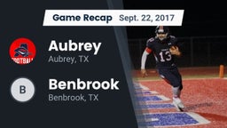 Recap: Aubrey  vs. Benbrook  2017
