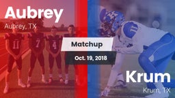 Matchup: Aubrey  vs. Krum  2018
