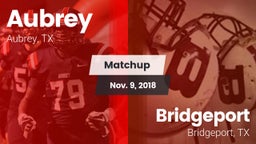 Matchup: Aubrey  vs. Bridgeport  2018