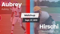 Matchup: Aubrey  vs. Hirschi  2019