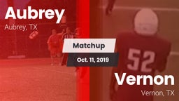 Matchup: Aubrey  vs. Vernon  2019
