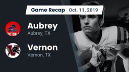 Recap: Aubrey  vs. Vernon  2019