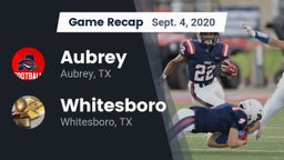 Recap: Aubrey  vs. Whitesboro  2020