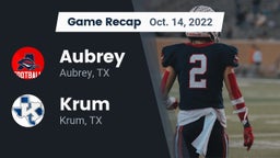 Recap: Aubrey  vs. Krum  2022