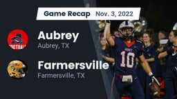 Recap: Aubrey  vs. Farmersville  2022