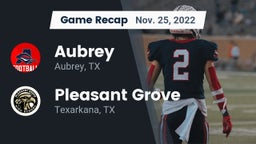Recap: Aubrey  vs. Pleasant Grove  2022