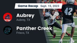 Recap: Aubrey  vs. Panther Creek  2023