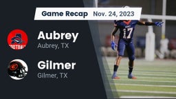 Recap: Aubrey  vs. Gilmer  2023