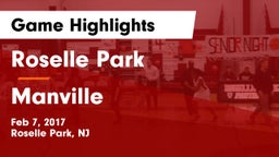 Roselle Park  vs Manville Game Highlights - Feb 7, 2017