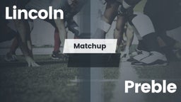 Matchup: Lincoln  vs. Preble  2016