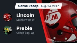 Recap: Lincoln  vs. Preble  2017