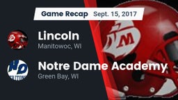 Recap: Lincoln  vs. Notre Dame Academy 2017