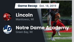 Recap: Lincoln  vs. Notre Dame Academy 2019