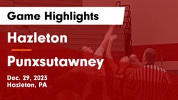 Hazleton  vs Punxsutawney  Game Highlights - Dec. 29, 2023
