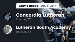 Recap: Concordia Lutheran  vs. Lutheran South Academy 2017