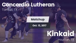Matchup: Concordia Lutheran vs. Kinkaid  2017