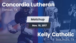 Matchup: Concordia Lutheran vs. Kelly Catholic  2017