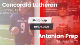 Matchup: Concordia Lutheran vs. Antonian Prep  2020