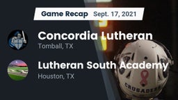 Recap: Concordia Lutheran  vs. Lutheran South Academy 2021