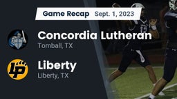 Recap: Concordia Lutheran  vs. Liberty  2023