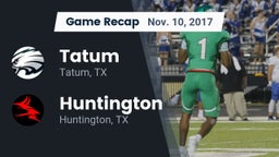 Recap: Tatum  vs. Huntington  2017