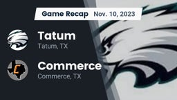 Recap: Tatum  vs. Commerce  2023