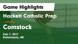 Hackett Catholic Prep vs Comstock  Game Highlights - Feb 7, 2017