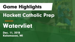 Hackett Catholic Prep vs Watervliet  Game Highlights - Dec. 11, 2018