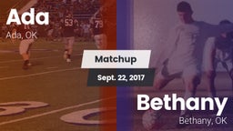 Matchup: Ada  vs. Bethany  2017