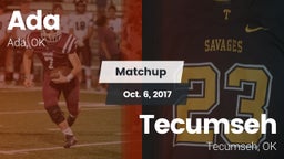 Matchup: Ada  vs. Tecumseh  2017