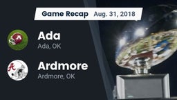 Recap: Ada  vs. Ardmore  2018