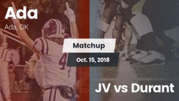 Matchup: Ada  vs. JV vs Durant 2018