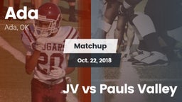 Matchup: Ada  vs. JV vs Pauls Valley 2018