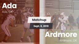 Matchup: Ada  vs. Ardmore  2019