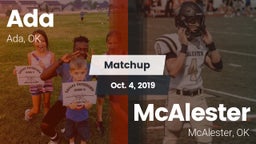 Matchup: Ada  vs. McAlester  2019