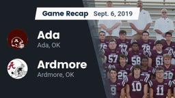 Recap: Ada  vs. Ardmore  2019