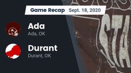 Recap: Ada  vs. Durant  2020
