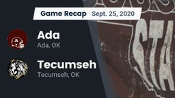 Recap: Ada  vs. Tecumseh  2020
