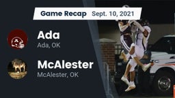 Recap: Ada  vs. McAlester  2021